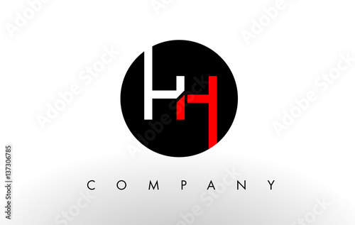 HH Logo.  Letter Design Vector. photo