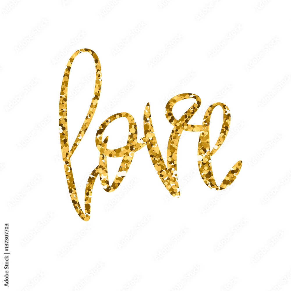 Romantic decorative poster with lettering. Romantic decorative poster with lettering.