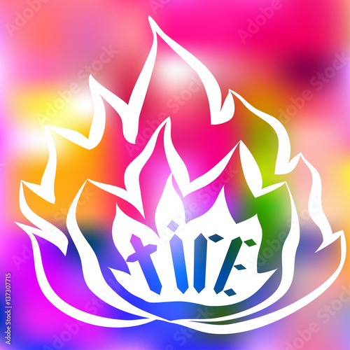 Traditional Holi background of India