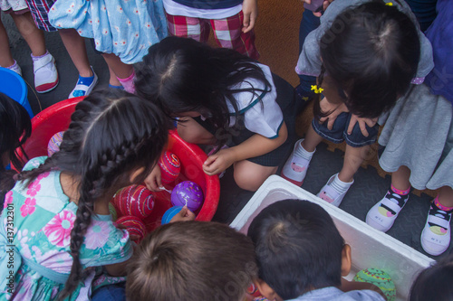 kids play in kindergarten