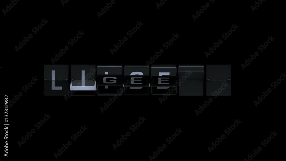3D Rendering Flipboard Airport Terms - liquids 3D Rendering Flipboard Airport Terms - liquids