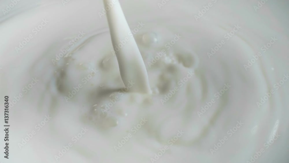 Pouring Milk Splash Pouring Milk Splash