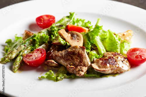 Warm Chicken Liver Salad