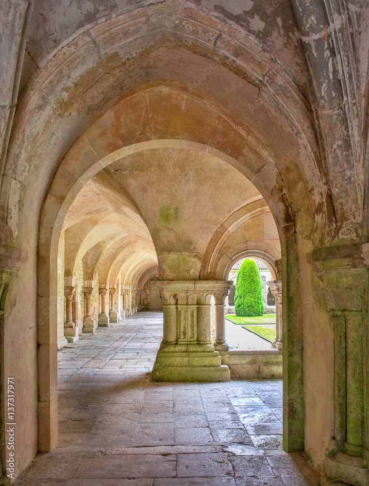 Fontervaud Abbey, Burgundy, France