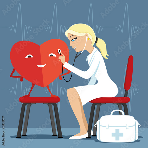 Doctor and heart.