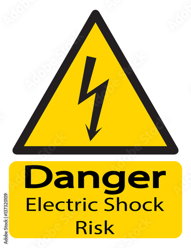 Electric Shock Sign