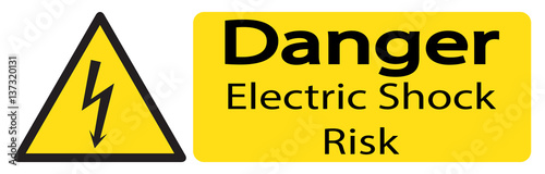 Electric Shock Long Sign