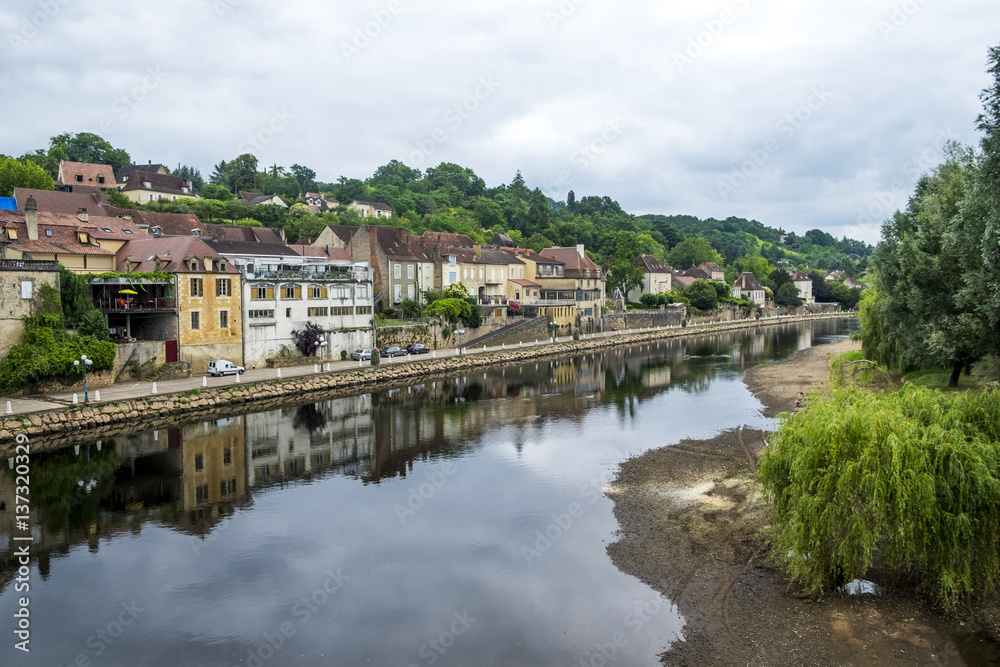 Village of Le Bugue Perigord Dordogne France