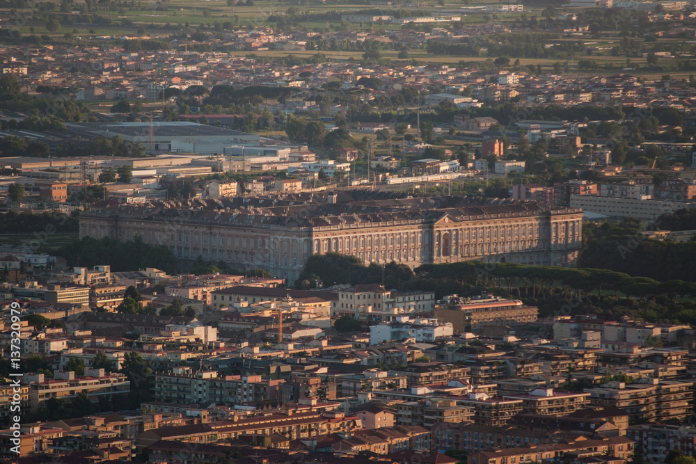 Palace of Caserta view from the top