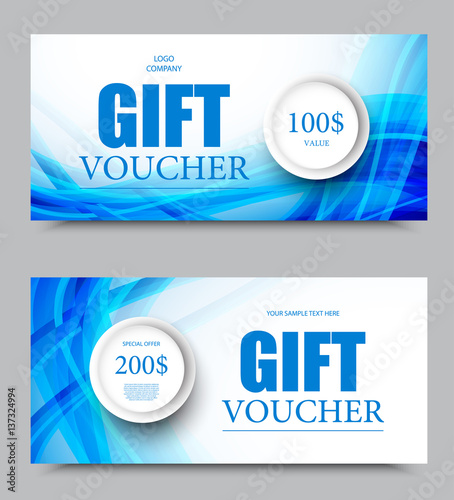 Gift company voucher template