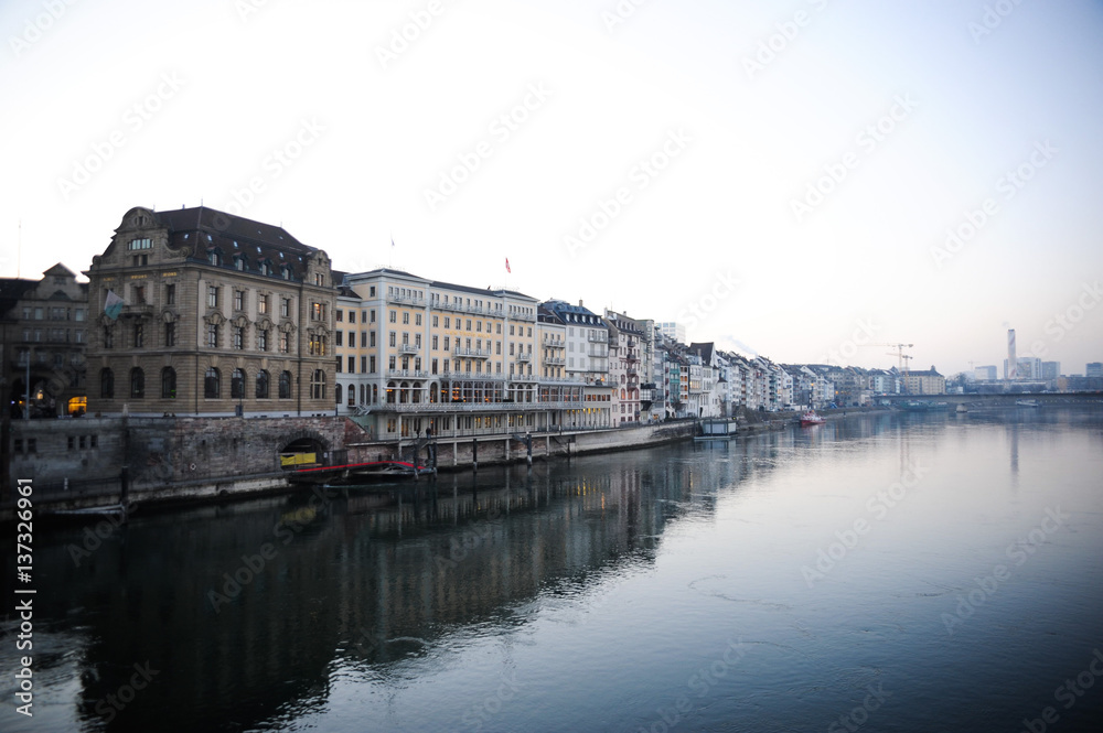 Naklejka premium city of bale