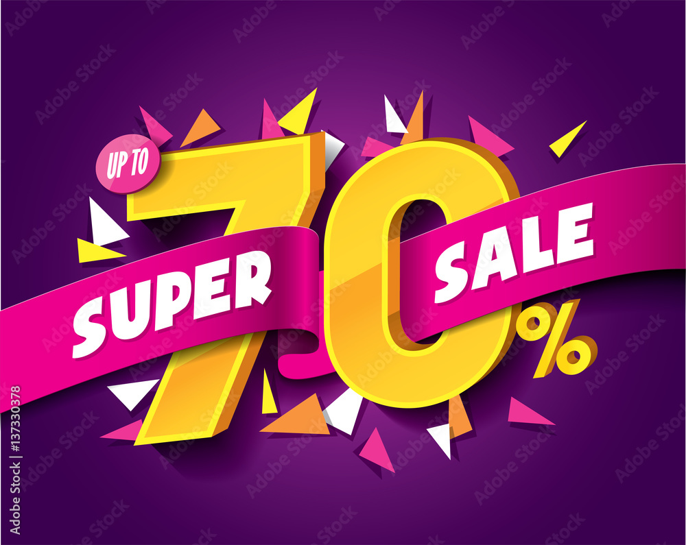 Sale with abstract triangle elements. Vector illustration Sale with abstract triangle elements. Vector illustration