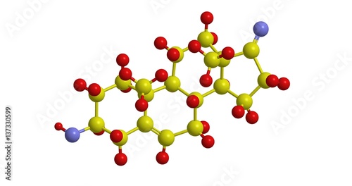 Molecular structure of Dehydroepiandrosterone