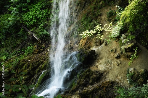 Waterfall in nature