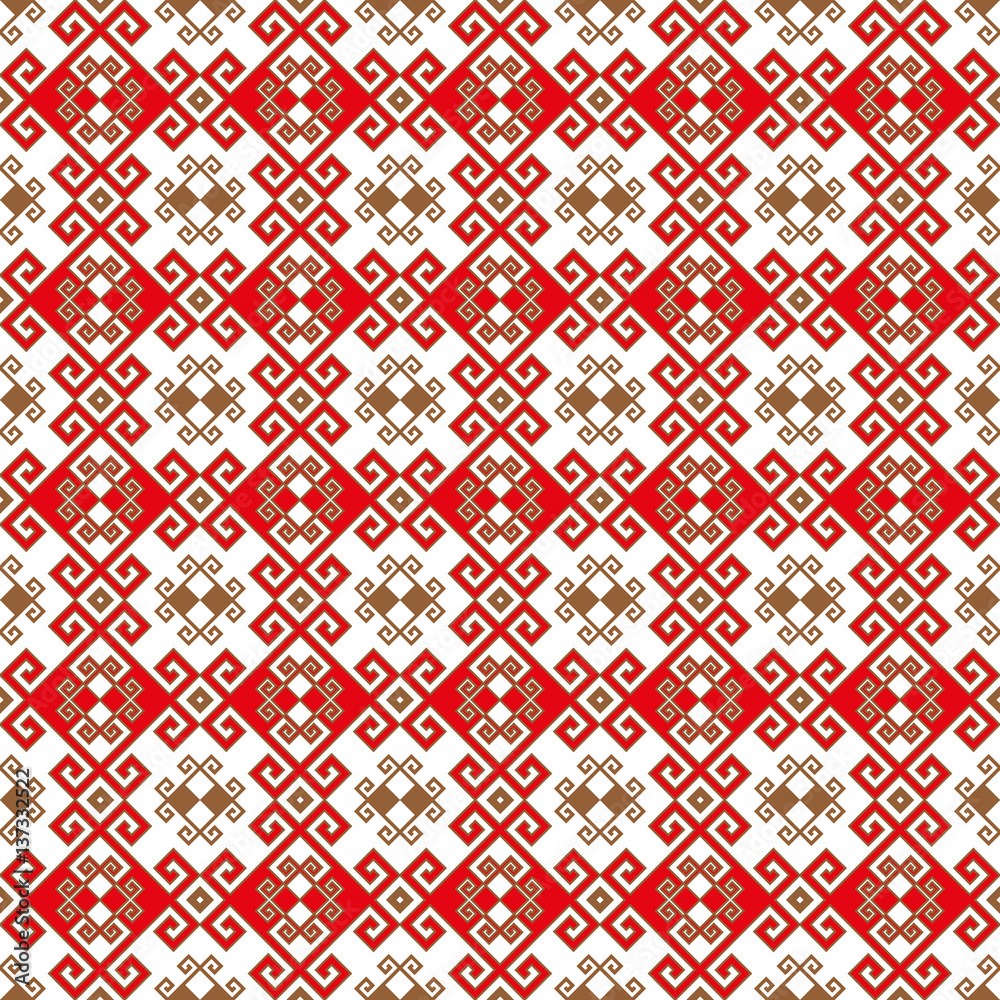 Retro seamless ukrainian pattern Retro seamless ukrainian pattern