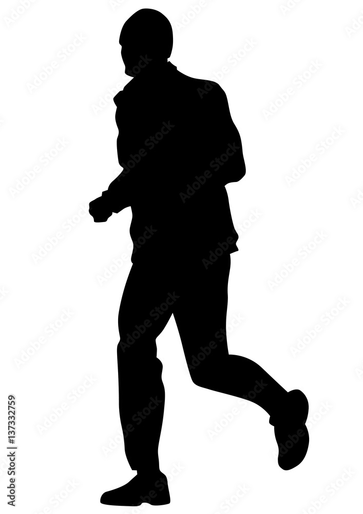 Woman athletes on running race on white background Woman athletes on running race on white background
