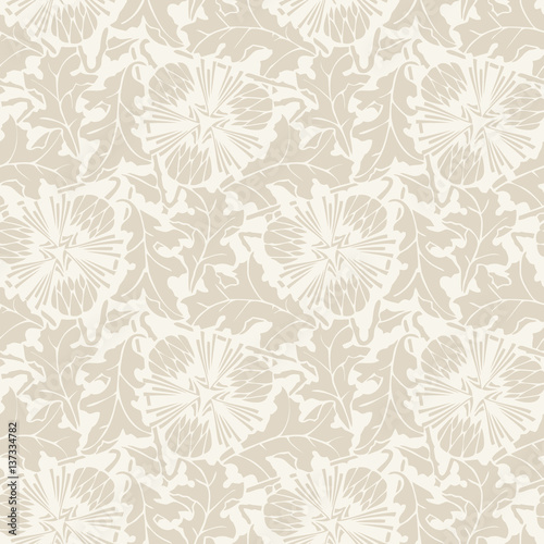  Floral vintage rustic seamless pattern. Background can be used for wallpaper, fills, web page, surface textures. © antuanetto