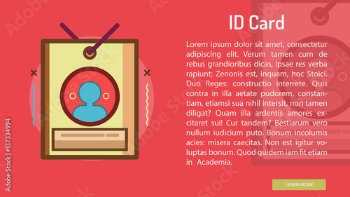 ID Card Conceptual Banner