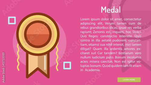 Medal Conceptual Banner