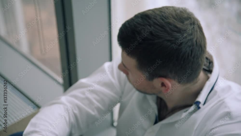 a man in the office in a bad mood a man in the office in a bad mood
