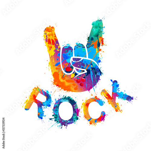 Rock. Sign of the horns