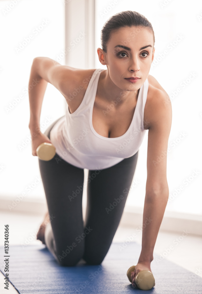 Beautiful sports lady Beautiful sports lady