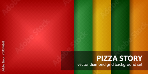 Diamond pattern set 