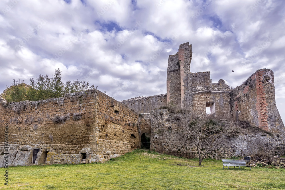 Aldobrandeschi Castle, Sovana, Tuscany, Italy