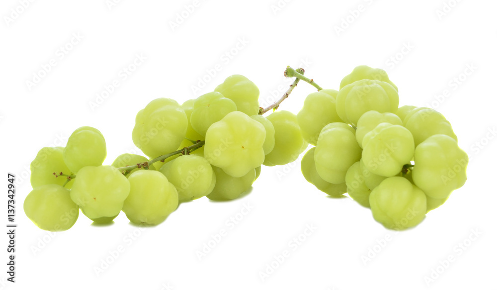 Star gooseberry isolated on white background