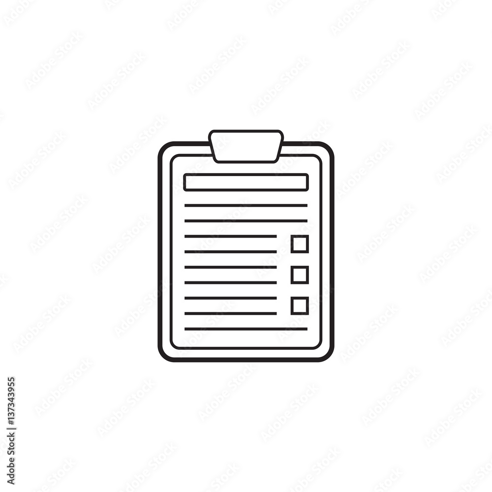 Application Form line icon, Edit outline vector logo illustration, linear pictogram isolated on white Application Form line icon, Edit outline vector logo illustration, linear pictogram isolated on white