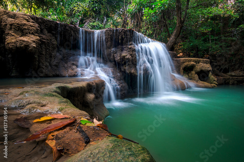Small waterfall in the jungle