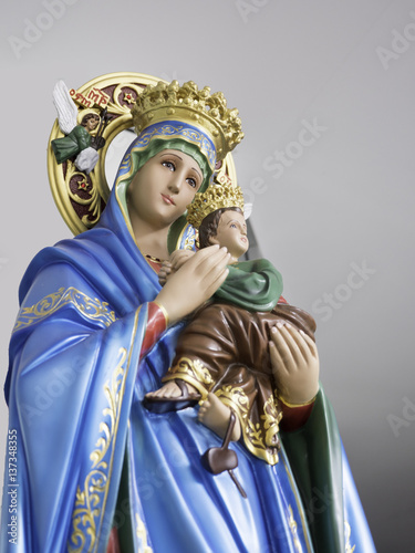 ur Mother of Perpetual Help is a Roman Catholic title of the Blessed Virgin Mary as represented in a celebrated 15th-century Byzantine icon. This is in Church of Bangkok, Thailand