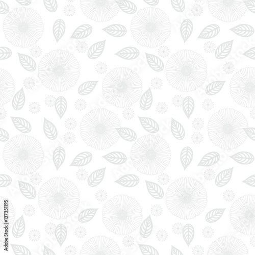 White floral texture in vintage style