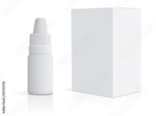 Tube with medications  for your design is easy to change colors Mock up