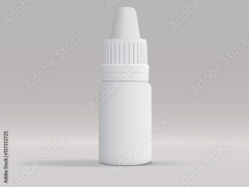 Tube with medications  for your design is easy to change colors Mock up