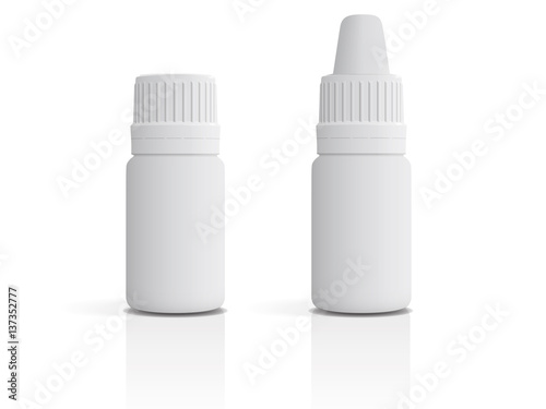 Tube with medications  for your design is easy to change colors Mock up