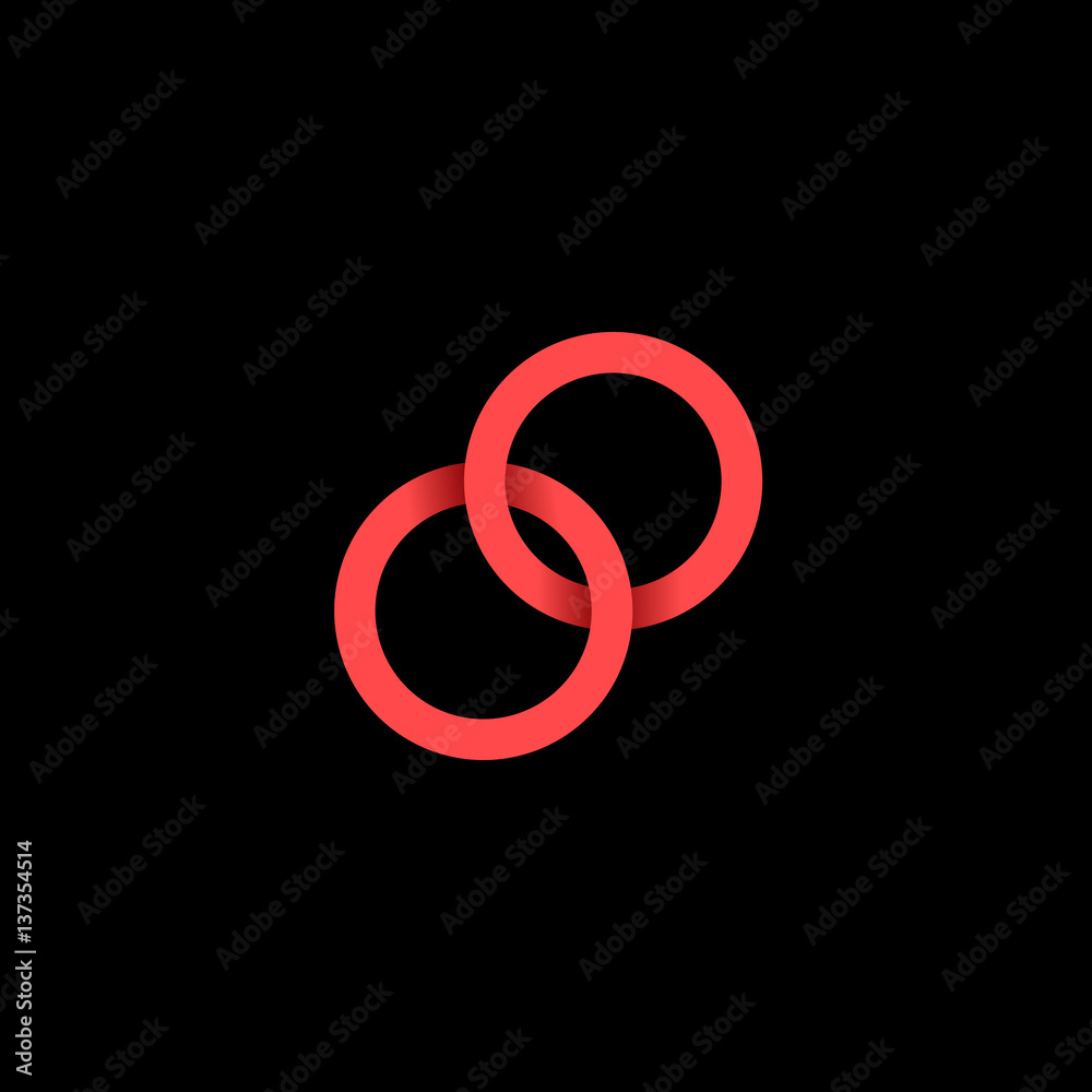 Unusual vector logo in a modern style. Unusual vector logo in a modern style.
