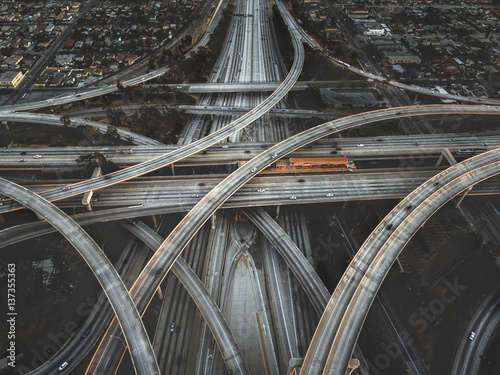 Road infrastructure, Los Angeles, California, United States of America 