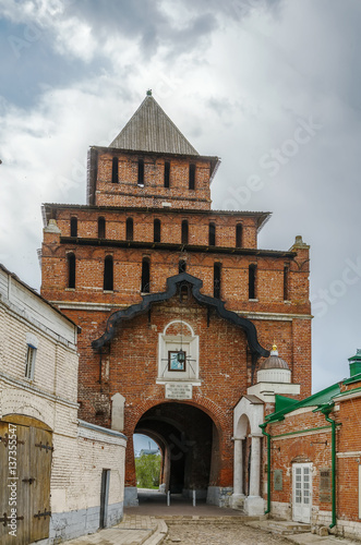 Pyatnitsky gates in Kolomna Kremlin, Russia photo