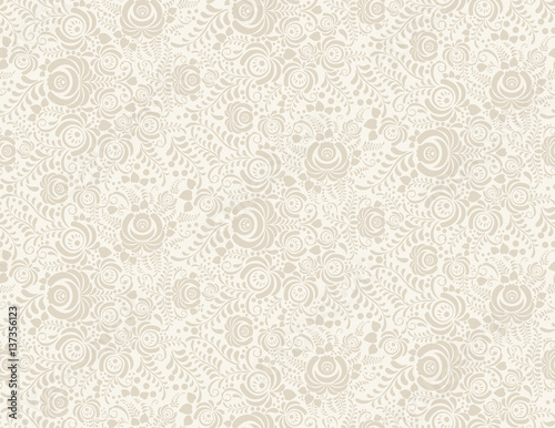  Floral vintage rustic seamless pattern. Background can be used for wallpaper, fills, web page, surface textures.