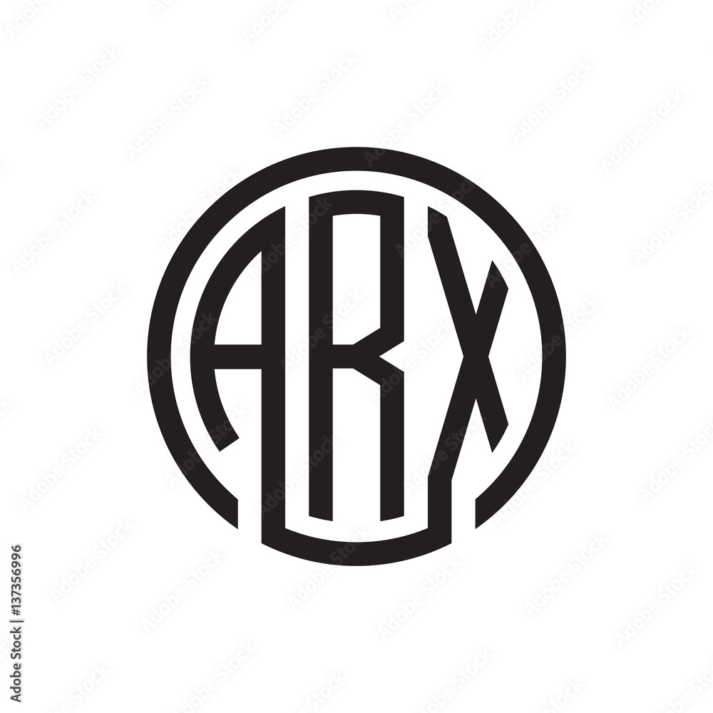 initial three letter logo circle black initial three letter logo circle black