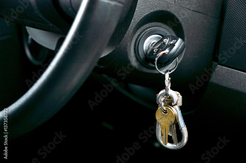 Car keys in the ignition