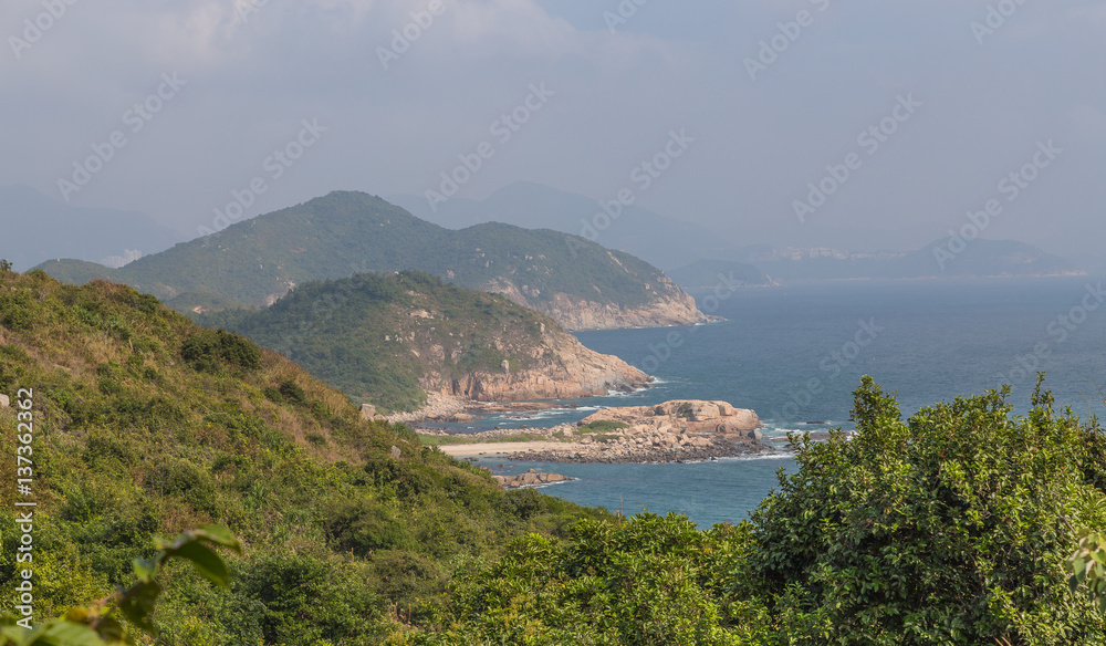 Aussicht auf Sok Kwu Wan Strand Lamma Island Aussicht auf Sok Kwu Wan Strand Lamma Island