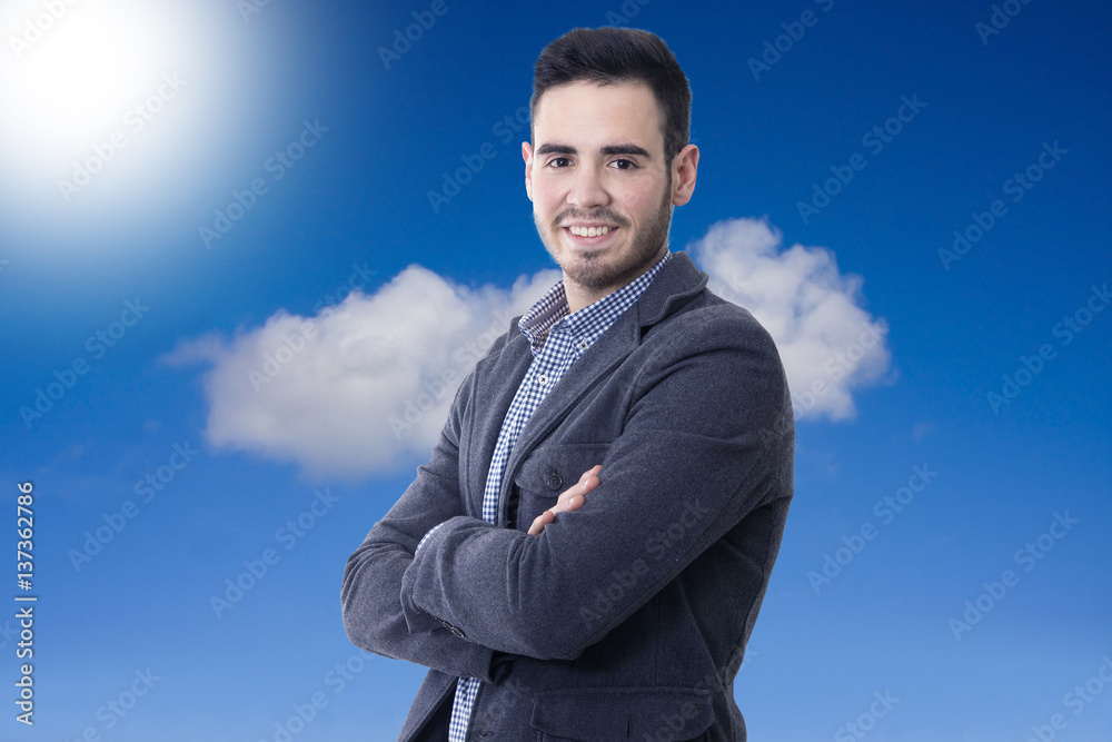 businessman and young and modern executives businessman and young and modern executives