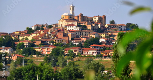 Blick auf das malerische Asti im Piemont