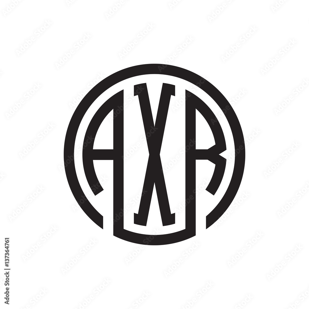 initial three letter logo circle black initial three letter logo circle black