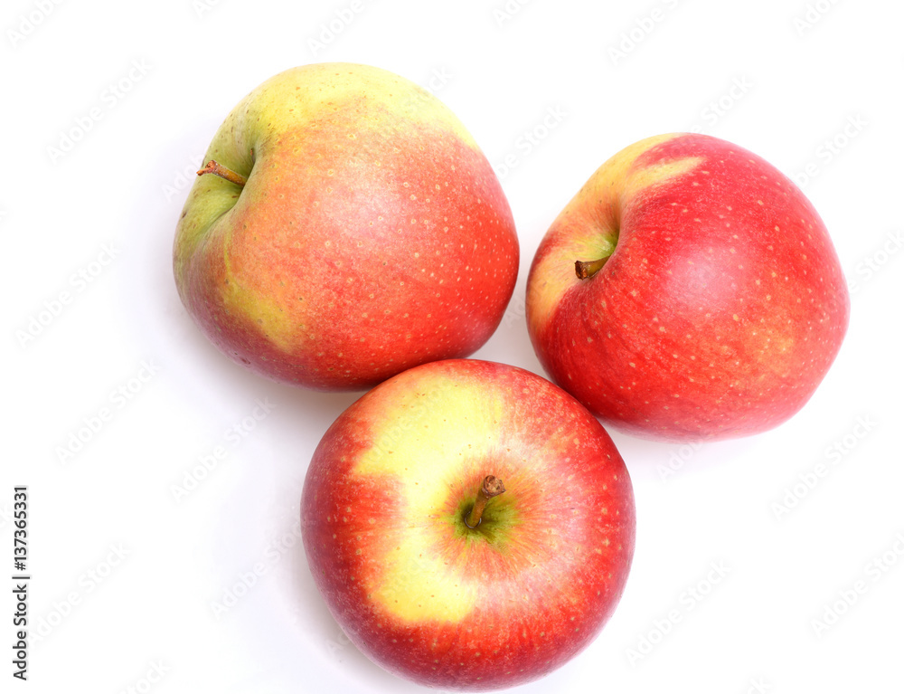 red apple fruit isolated on white red apple fruit isolated on white