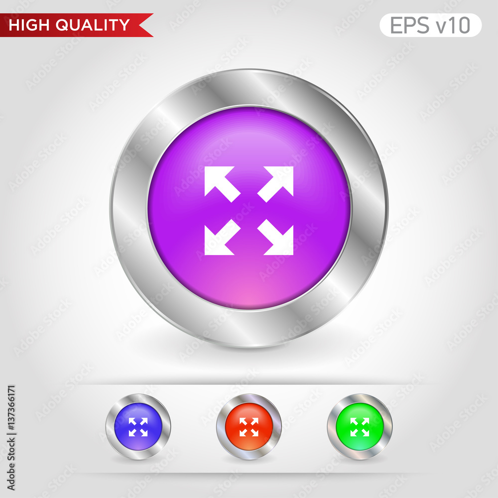 Arrows icon. Button with arrows icon. Modern UI vector. Arrows icon. Button with arrows icon. Modern UI vector.