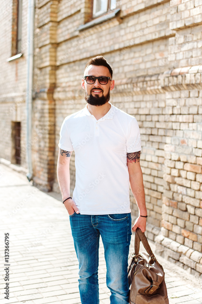 Young man on the street