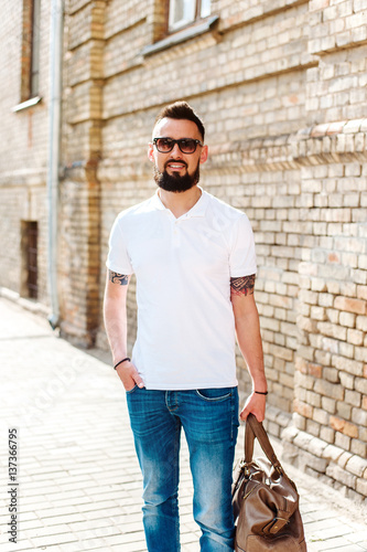 Young man on the street